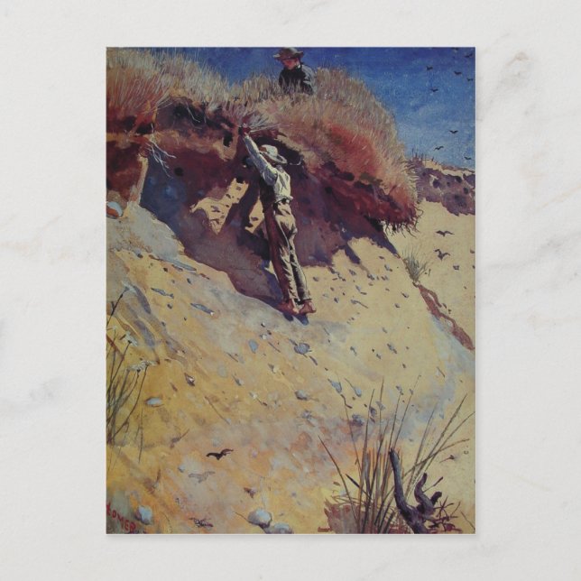 Postcard With Winslow Homer Painting (Front)