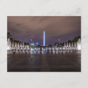 Postcard World War II Memorial - Washington D.C.