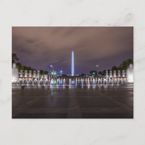 Postcard World War II Memorial _ Washington DC