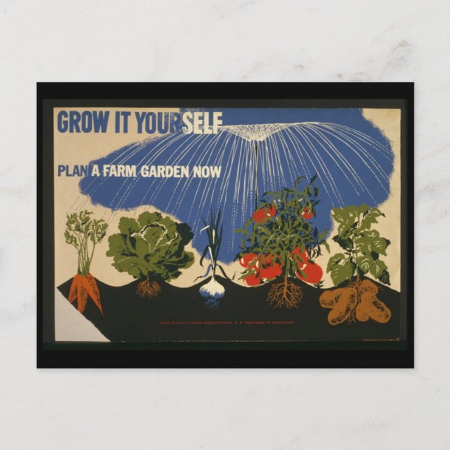 Postcard-WPA-Grow It Yourself Postcard (Front)
