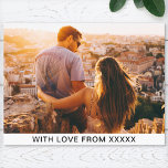 Postcard Your Photo & Message<br><div class="desc">Personalized photo and custom message on white postcard with your choice of paper finish.</div>