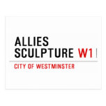 allies sculpture  Postcards