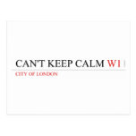 Can't keep calm  Postcards