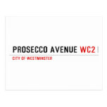 Prosecco avenue  Postcards