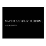 Xavier and Oliver   Postcards