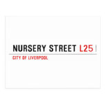 Nursery Street  Postcards