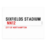 Sixfields Stadium   Postcards