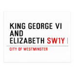king george vi and elizabeth  Postcards