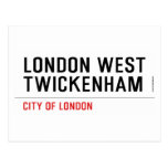 LONDON WEST TWICKENHAM   Postcards