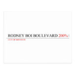 Rodney Boi Boulevard  Postcards