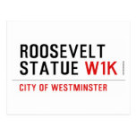 roosevelt statue  Postcards