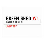 green shed  Postcards