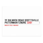  19 dulwich road scottsville  pietermaritzburg  Postcards