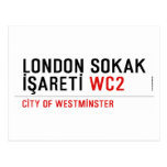 LONDON SOKAK İŞARETİ  Postcards