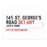 145 St. George's Road  Postcards