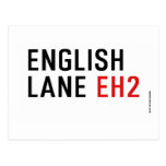 English  Lane  Postcards