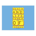 Death
 And
 Life
 power
 Of
 tongue  Postcards