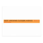 sexy awesome clickers avenue    Postcards