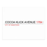 COCOA KLICK AVENUE  Postcards