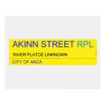 Akinn Street  Postcards
