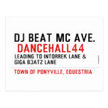 Dj Beat MC Ave.   Postcards