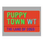 Puppy town  Postcards