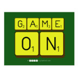GAME
 ON  Postcards