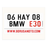 06 HAY 08  BMW   Postcards