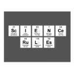 science
 rules  Postcards