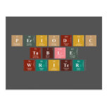 Periodic
 Table
 Writer  Postcards