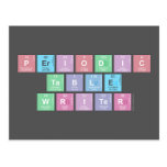 Periodic
 Table
 Writer  Postcards