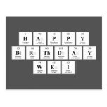 Happy
 Birthday
 Wei  Postcards