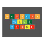 Periodic
 Table
 Writer  Postcards