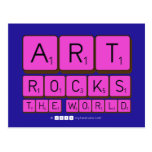 ART
 ROCKS
 THE WORLD  Postcards