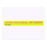 Leena's Home Bakery  Postcards