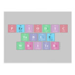 Periodic
 Table
 Writer  Postcards