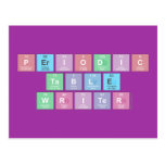 Periodic
 Table
 Writer  Postcards