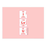 I
 Lv
 U  Postcards