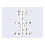 Think 
 like 
 a 
 protone 
 And 
 stay 
 positive  Postcards