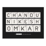 chandu 
 Nikesh
 omkar  Postcards
