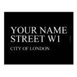 Your Name Street  Postcards