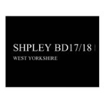 SHPLEY  Postcards