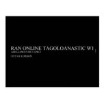 ran online tagoloanastic  Postcards