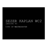 Sezer kaplan  Postcards