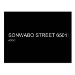 SONWABO STREET  Postcards