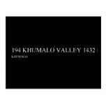 194 KHUMALO VALLEY  Postcards