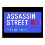 ASSASSIN Street  Postcards