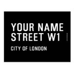 Your Name Street  Postcards