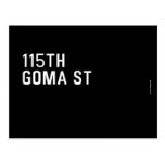 115TH Goma St  Postcards