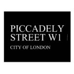piccadely Street  Postcards